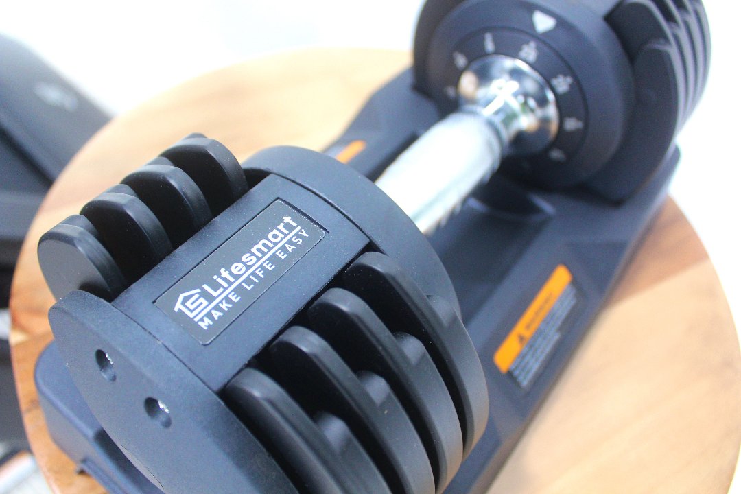Lifesmart 25lb. Adjustable Dumbbell | MakeLifeEasy – Make