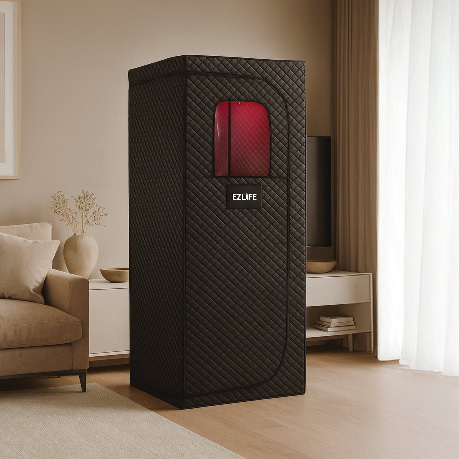 EZLIFE infrared sauna tent with medical grade red light 
