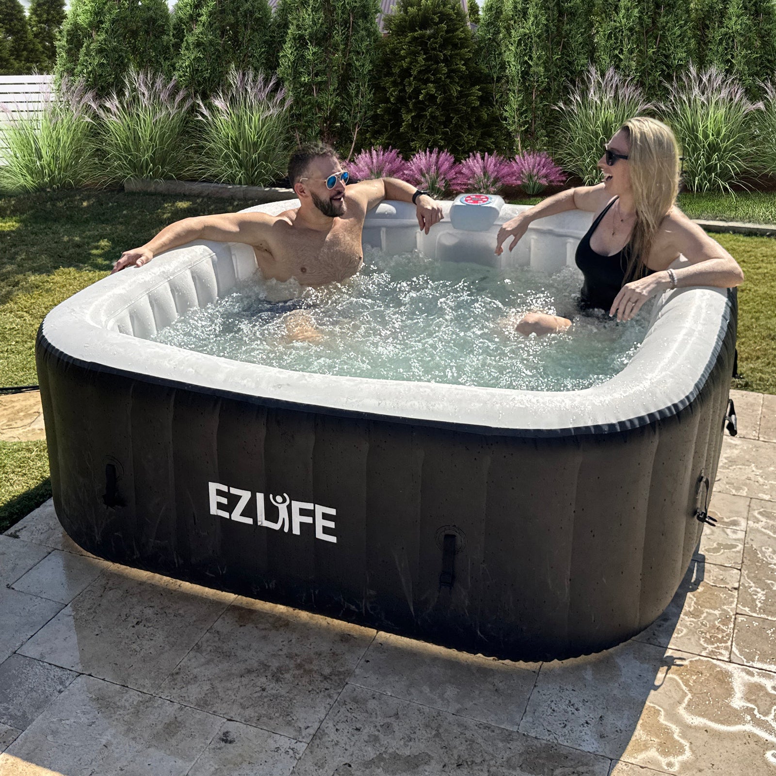 EZLIFE Inflatable Hot Tub Review: Comfort, Features, and Value