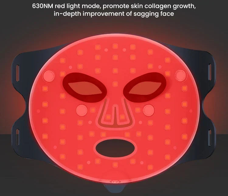 EZLIFE Red light therapy mask with vibration