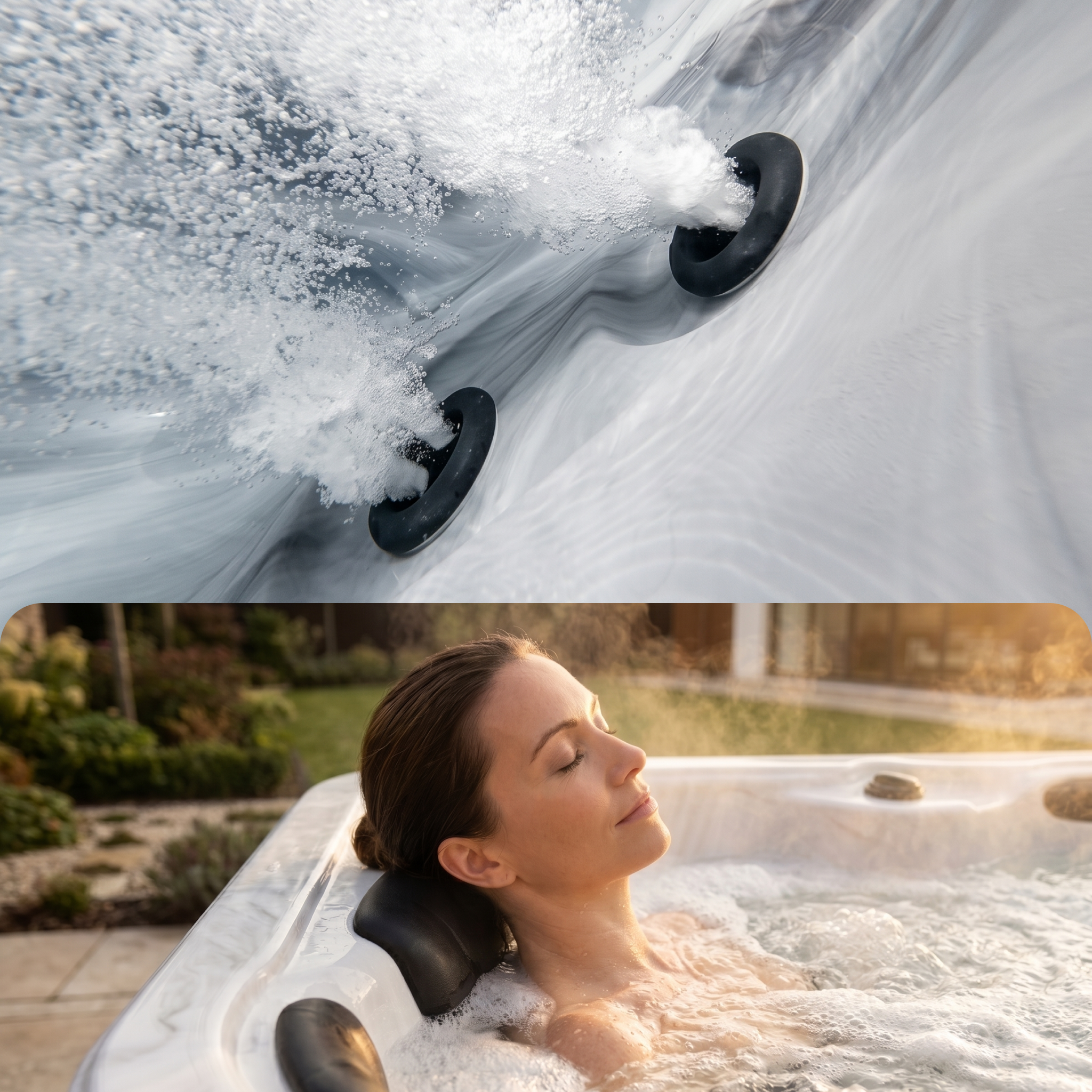 Recovery and Relaxation Hot Tub by EZLIFE 4-Person Acrylic Hot Tub