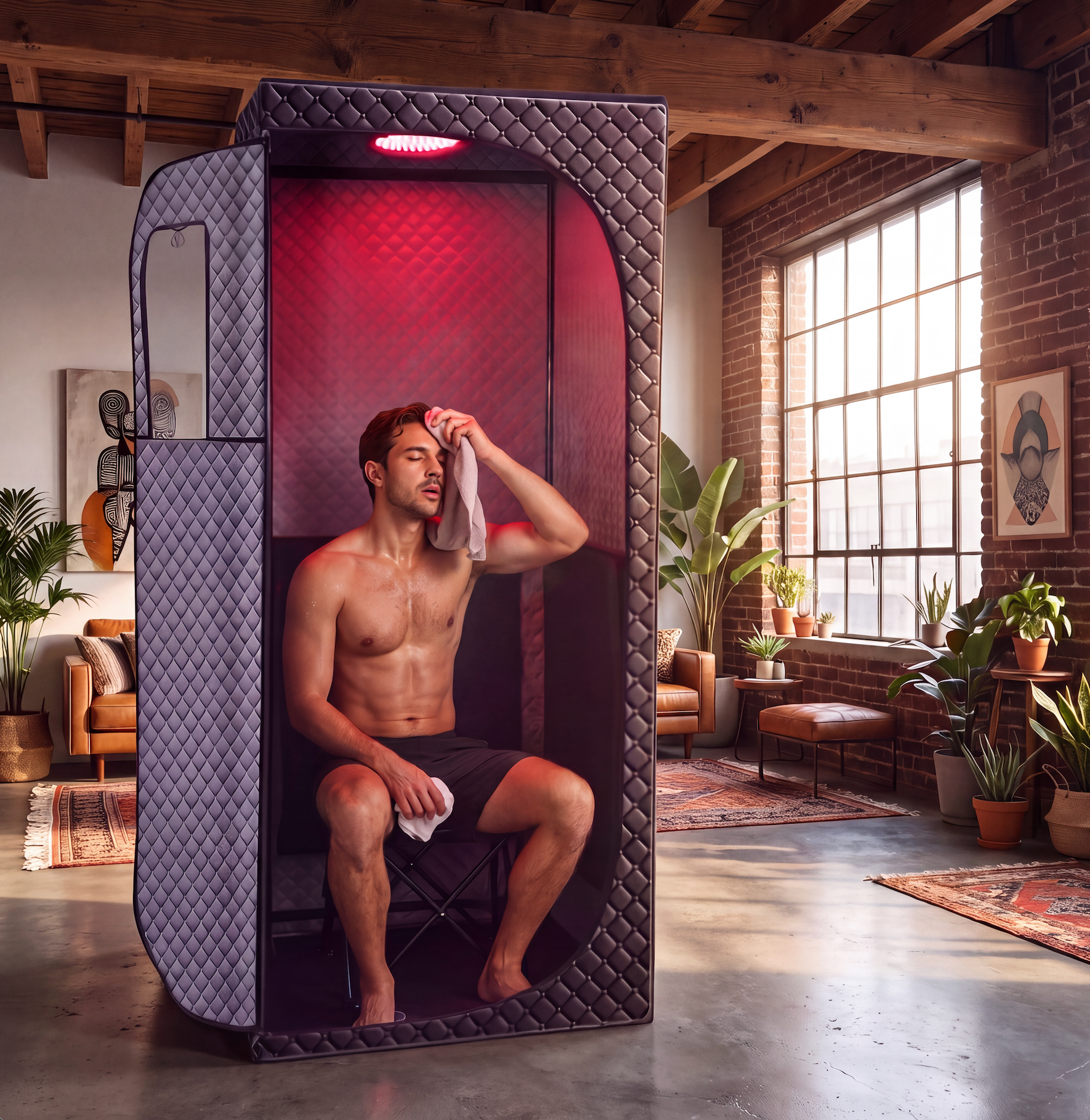 EZLIFE Sauna Tent with Infrared heat and red light best of 2026