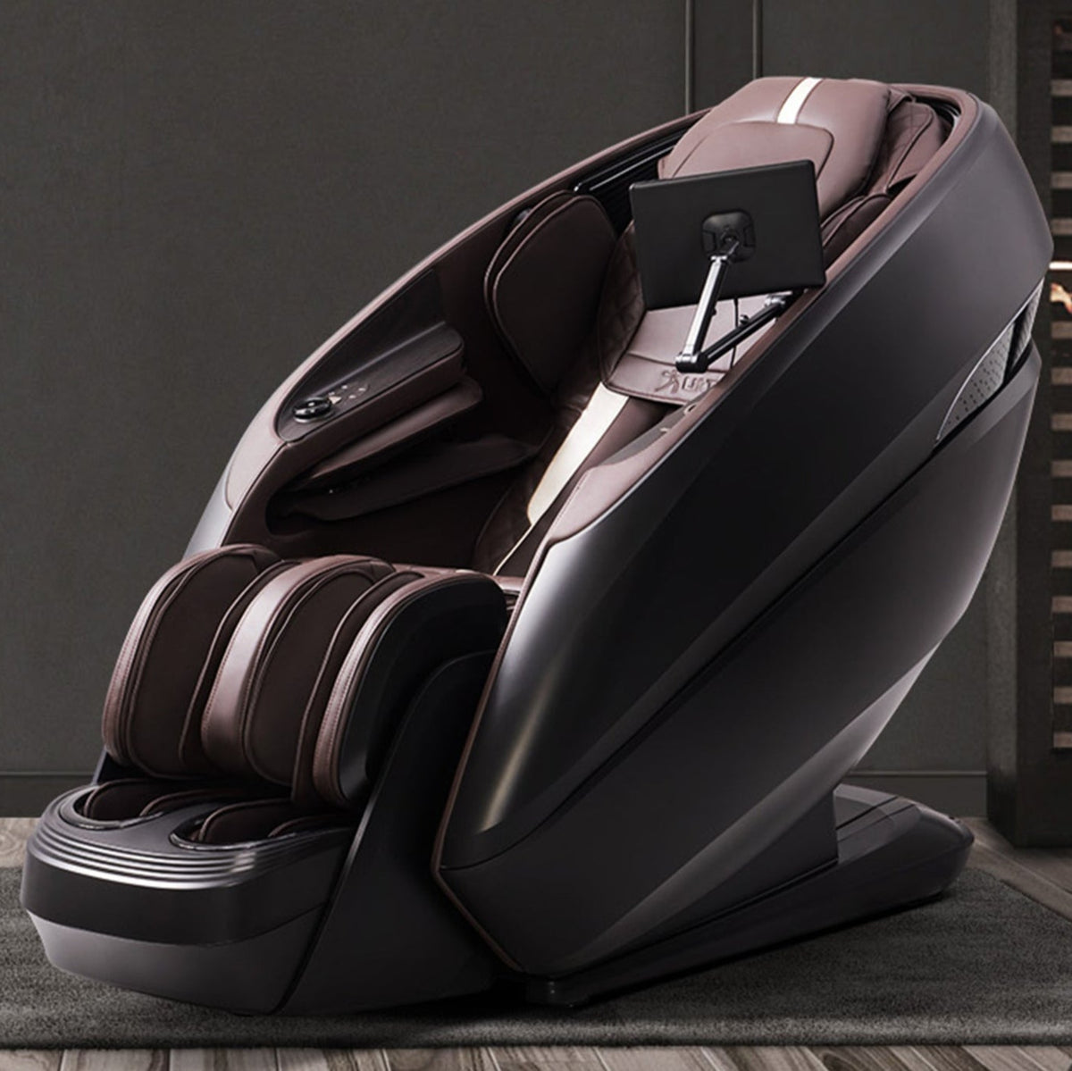 LIFETREND Luxe 4D Dual Core Faux Leather Massage Chair R9775EBLK — photo 2
