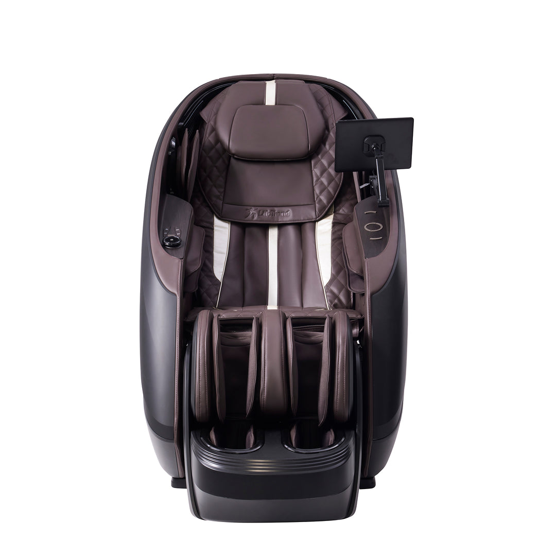 LIFETREND Luxe 4D Dual Core Faux Leather Massage Chair R9775EBLK
