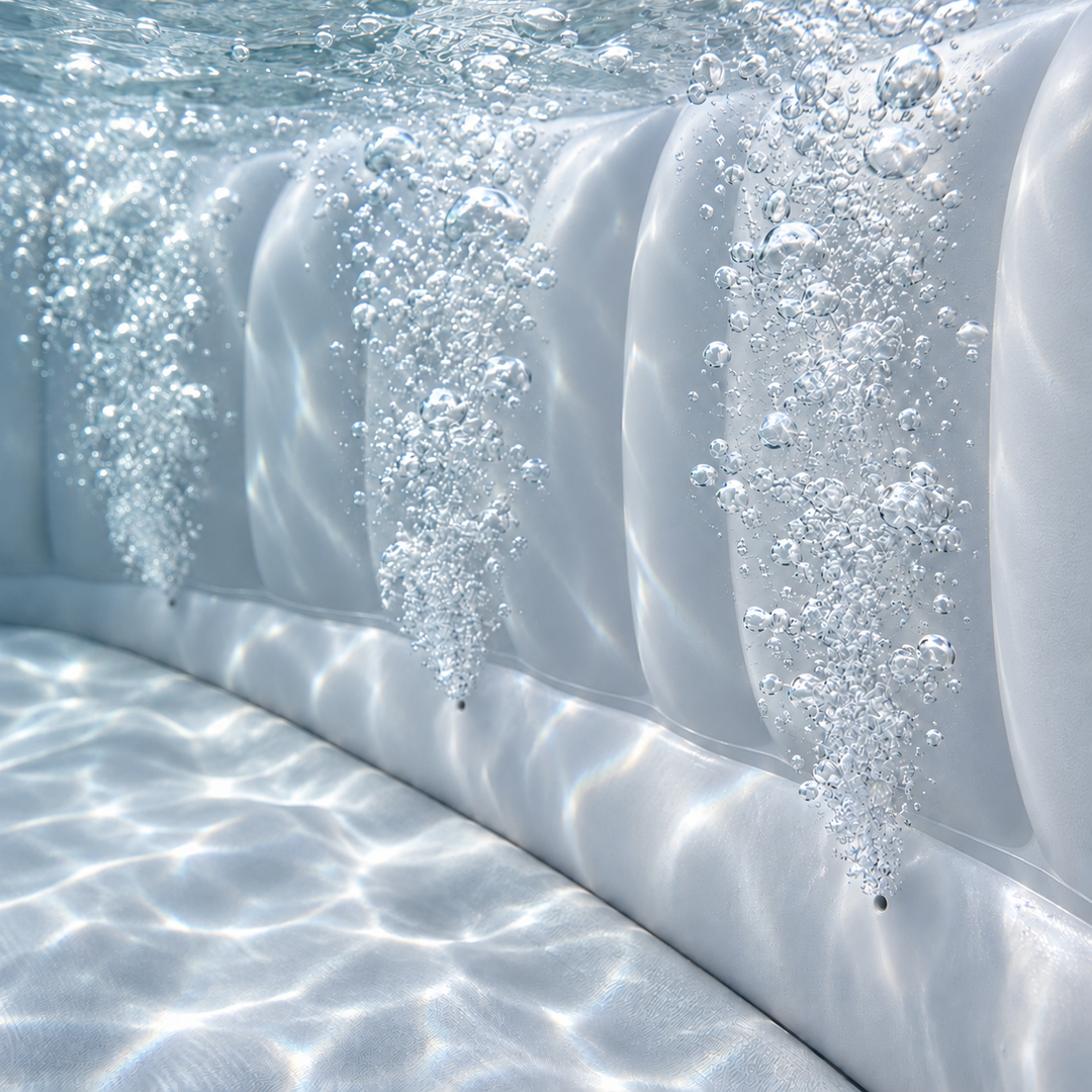 EZLIFE 6-Person Inflatable Hot Tub Spa with LED
