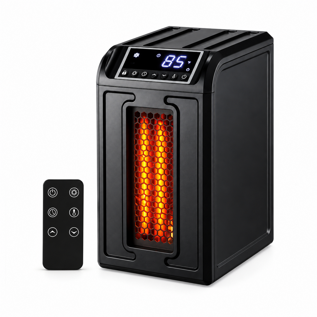Lifesmart H4105M Full Spectrum 3 Element Vertical Infrared Electric Space Heater