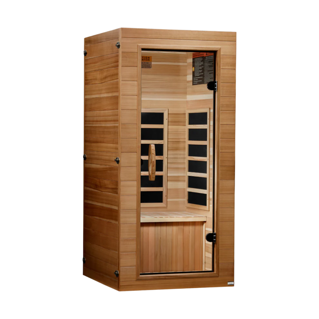 EZLIFE 1 Person Solo Advanced Elite Controlled EMF Infrared Sauna