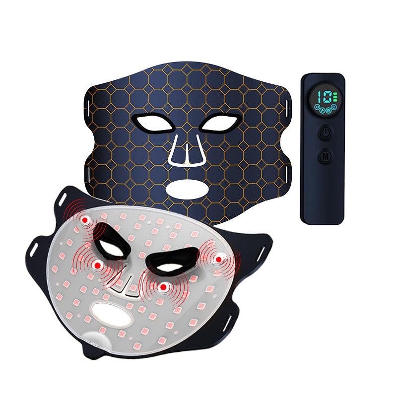 Red Light Therapy Mask with Vibration