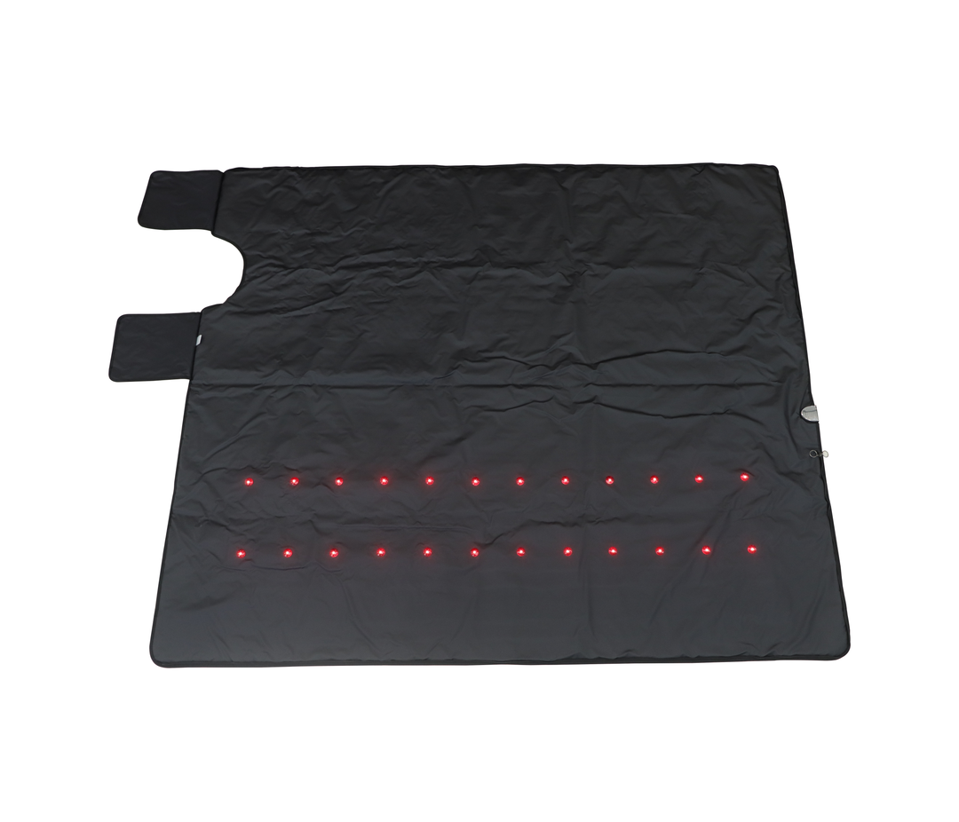 Sauna Blanket w/ Vibration and Red Light Therapy High Heat