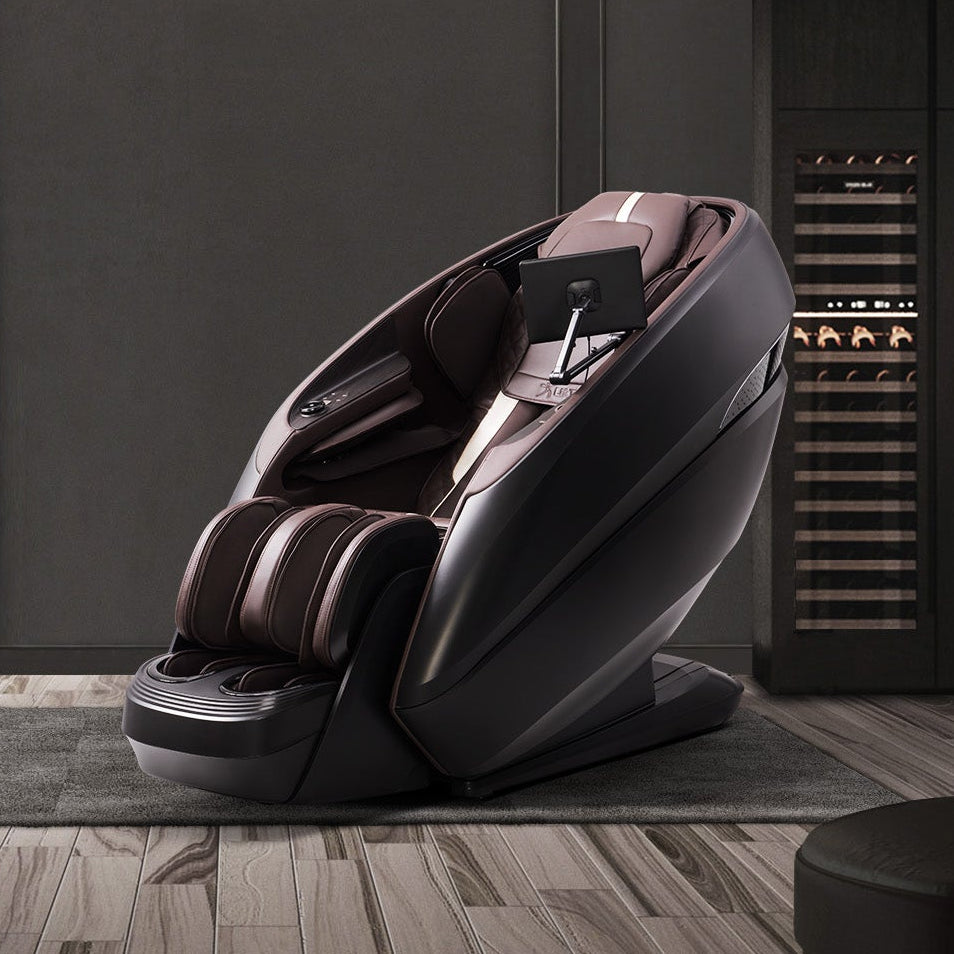 LIFETREND Luxe 4D Dual Core Faux Leather Massage Chair R9775EBLK — photo 6