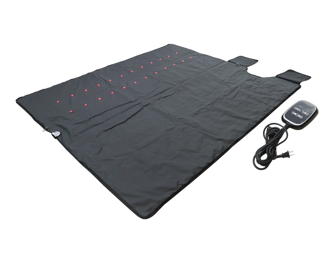 Sauna Blanket w/ Vibration and Red Light Therapy High Heat — photo 4