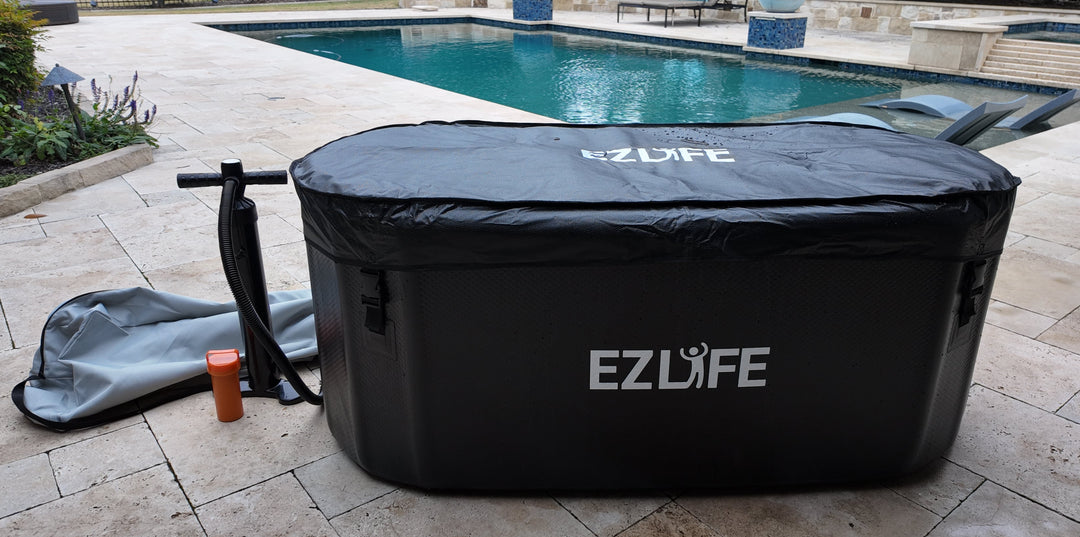 EZLIFE Inflatable Large Ice Bath