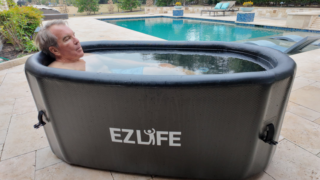 EZLIFE Inflatable Large Ice Bath