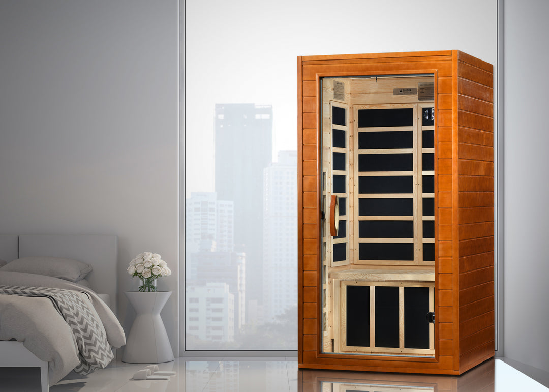 1-2 Person Ultra Low EMF (Under 3MG) FAR Infrared Sauna