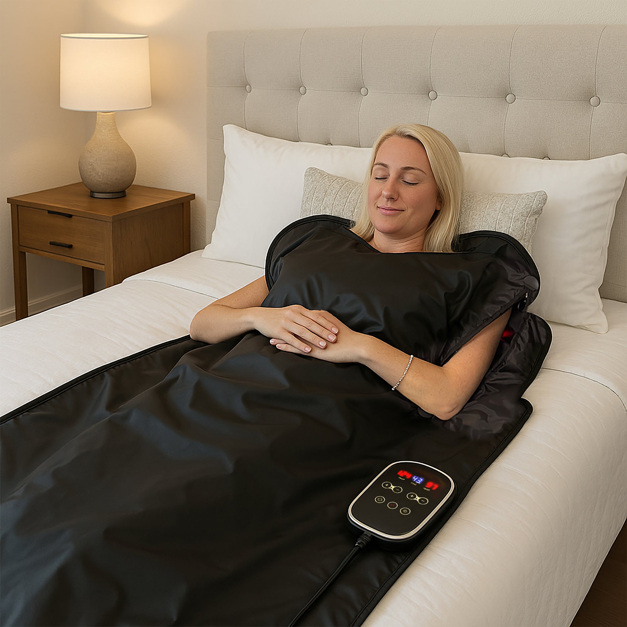 Infrared Sauna Blanket with Red Light LED Therapy | EZLIFE – Make