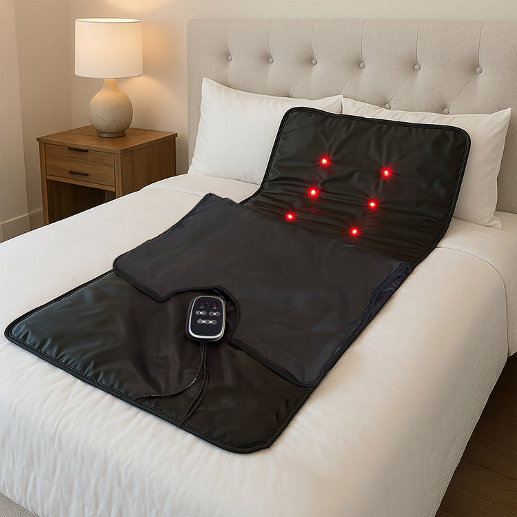 Sauna Blanket w/ Vibration and Red Light Therapy High Heat — photo 5