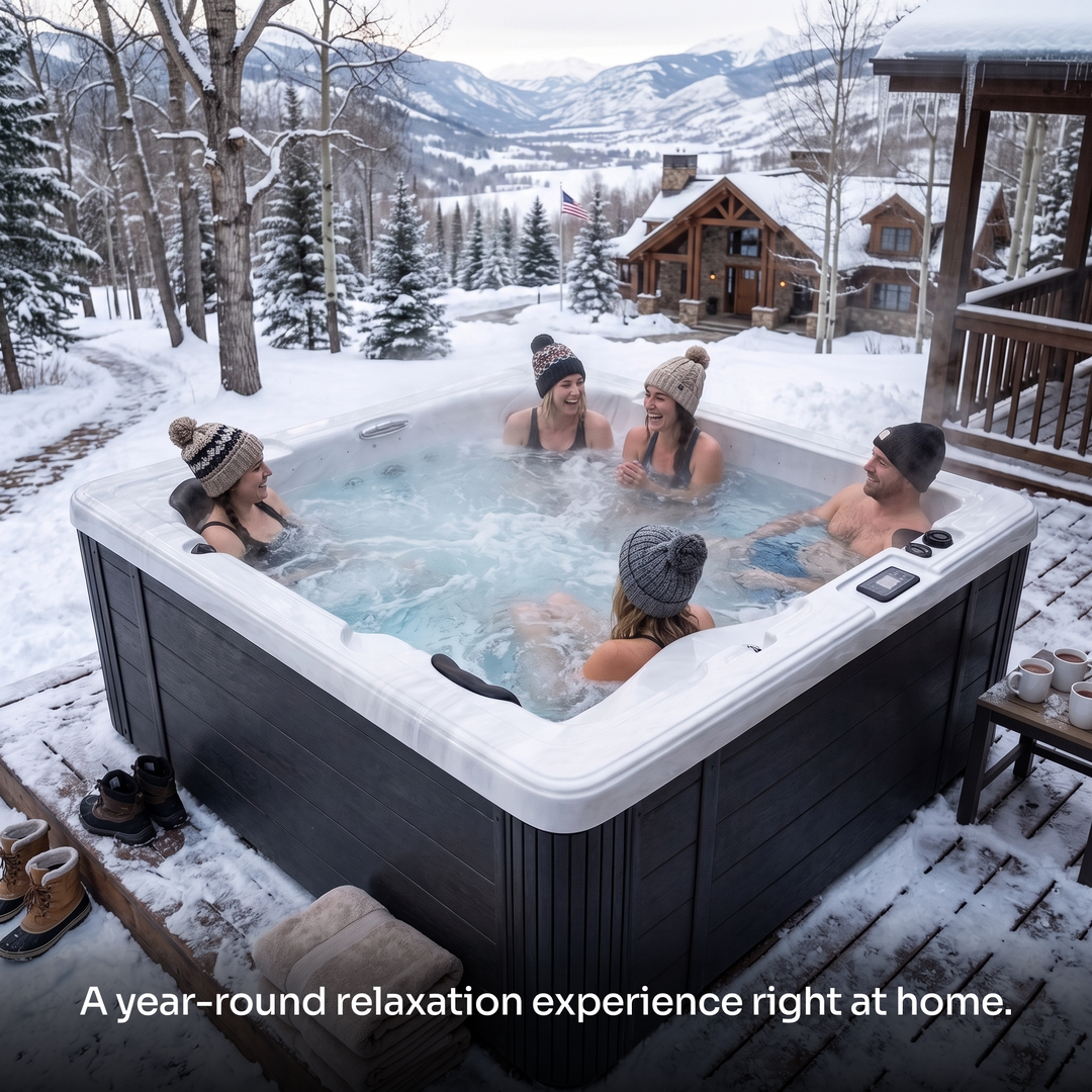 EZLIFE 5-6 Person Acrylic Hot Tub — photo 3