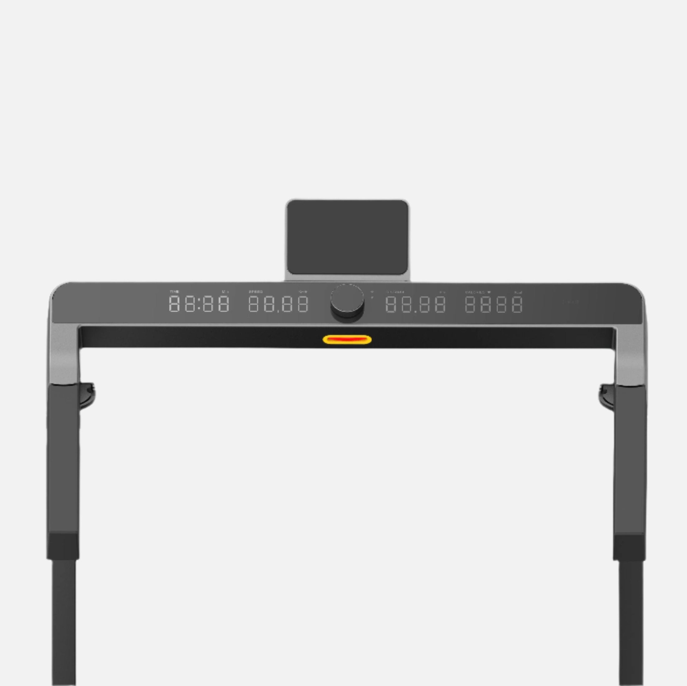 Denise Austin 1.0 Foldable WalkingPad Treadmill console on white background