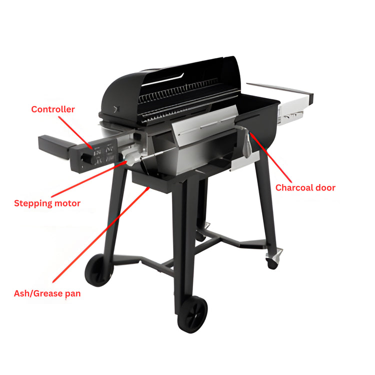 Lifesmart WiFi Temperature Control Charcoal Smart Grill