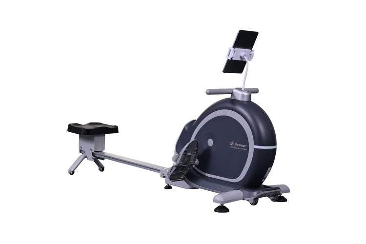 Alternate angle of M1 PowerTouch Rower on white background.