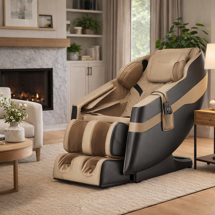 Lifesmart 2D Massage Chair Brown and Khaki — photo 6