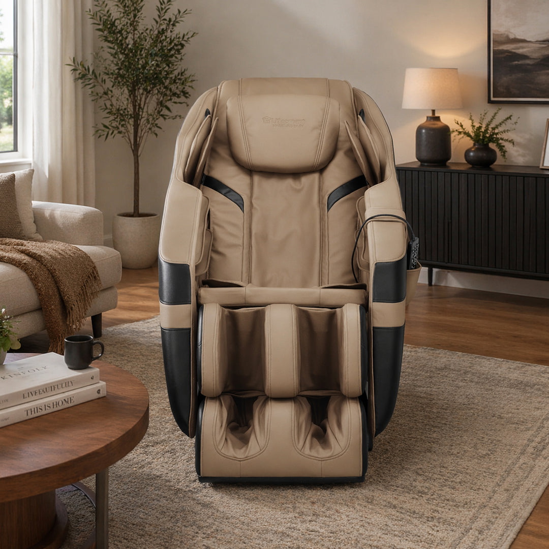 Lifesmart 2D Massage Chair Brown and Khaki — photo 7