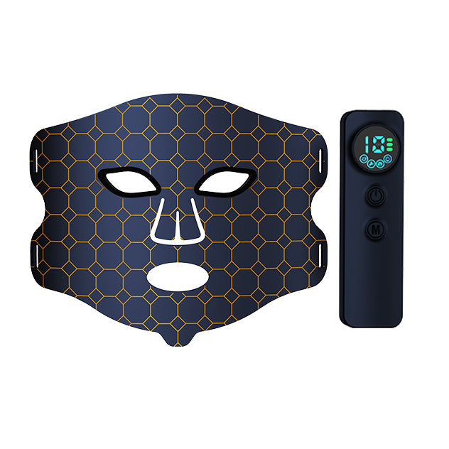 Red light therapy mask and remote
 