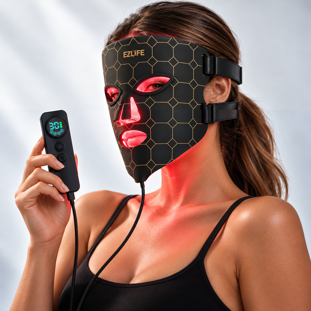 Red Light Therapy Mask with Vibration |  EZLIFE
