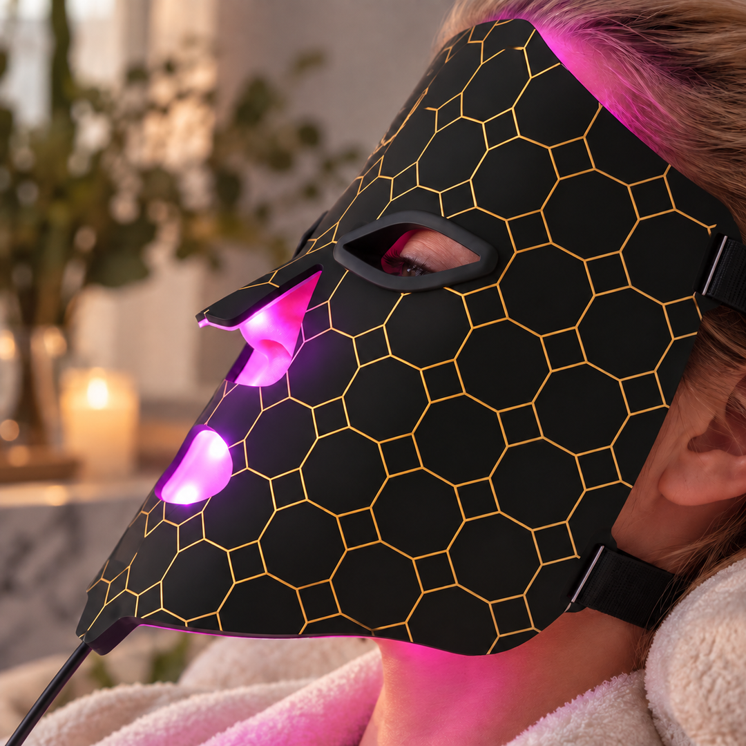 Red Light Therapy Mask with Vibration |  EZLIFE