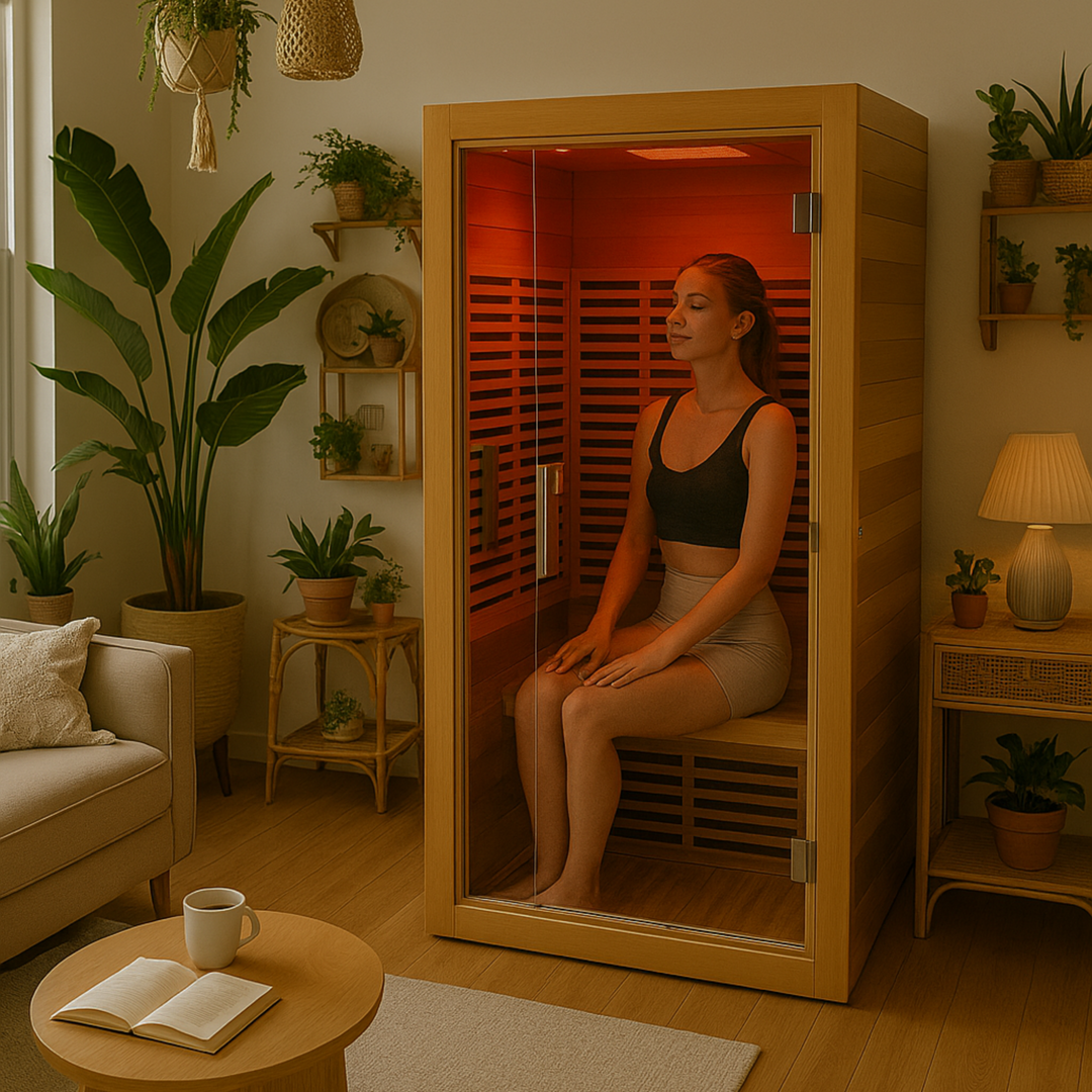 EZLIFE 1 Person Solo Advanced Elite Controlled EMF Infrared Sauna