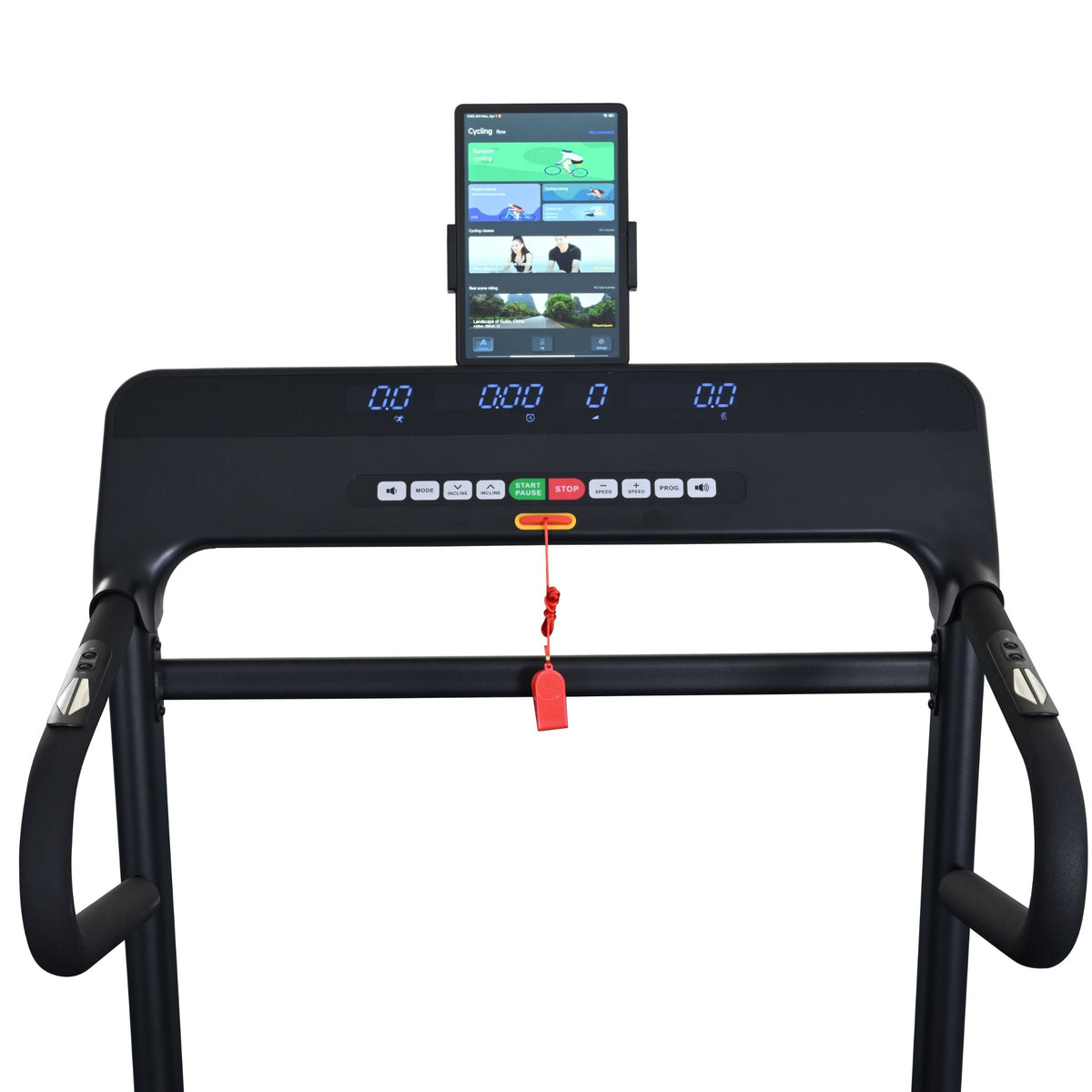 Lifesmart Treadmill with Power Incline TM2303 front console.