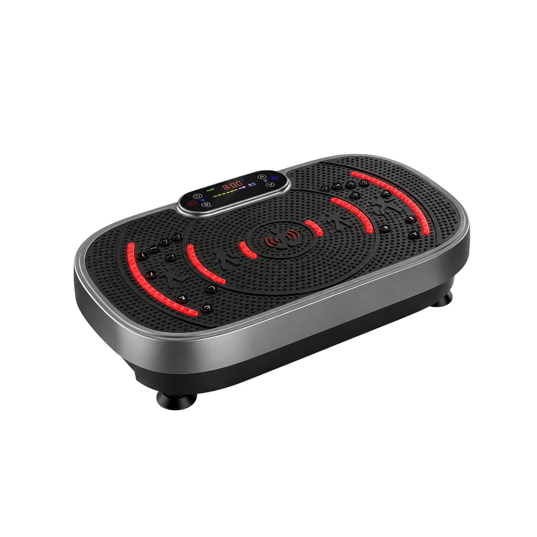 Deluxe 3-in-1 Vibration Plate with Red Light and Heat — photo 2