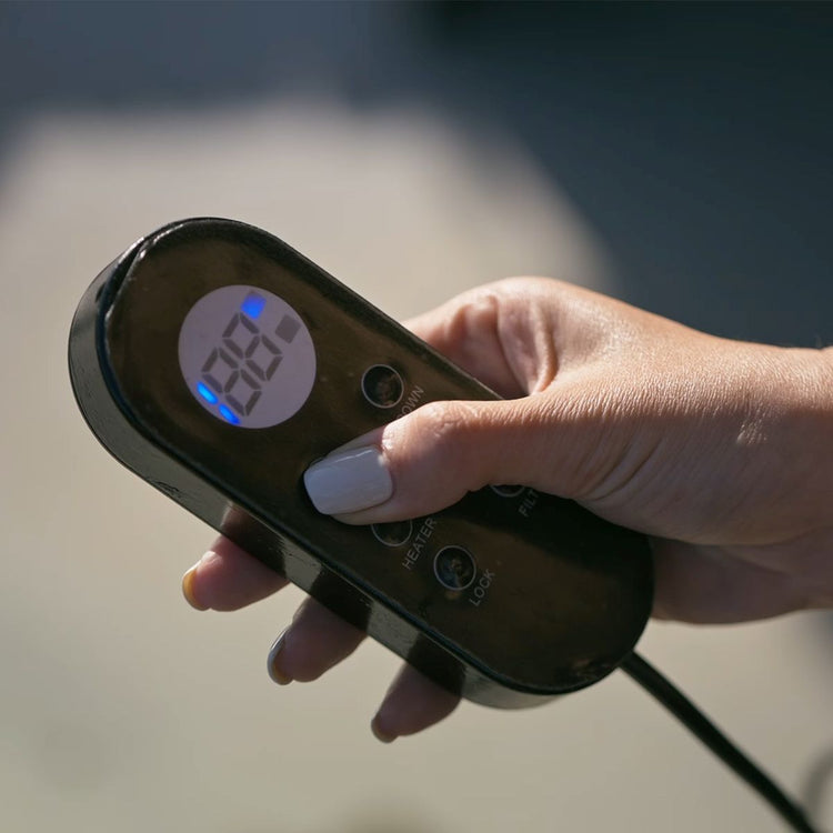 Close up of remote control