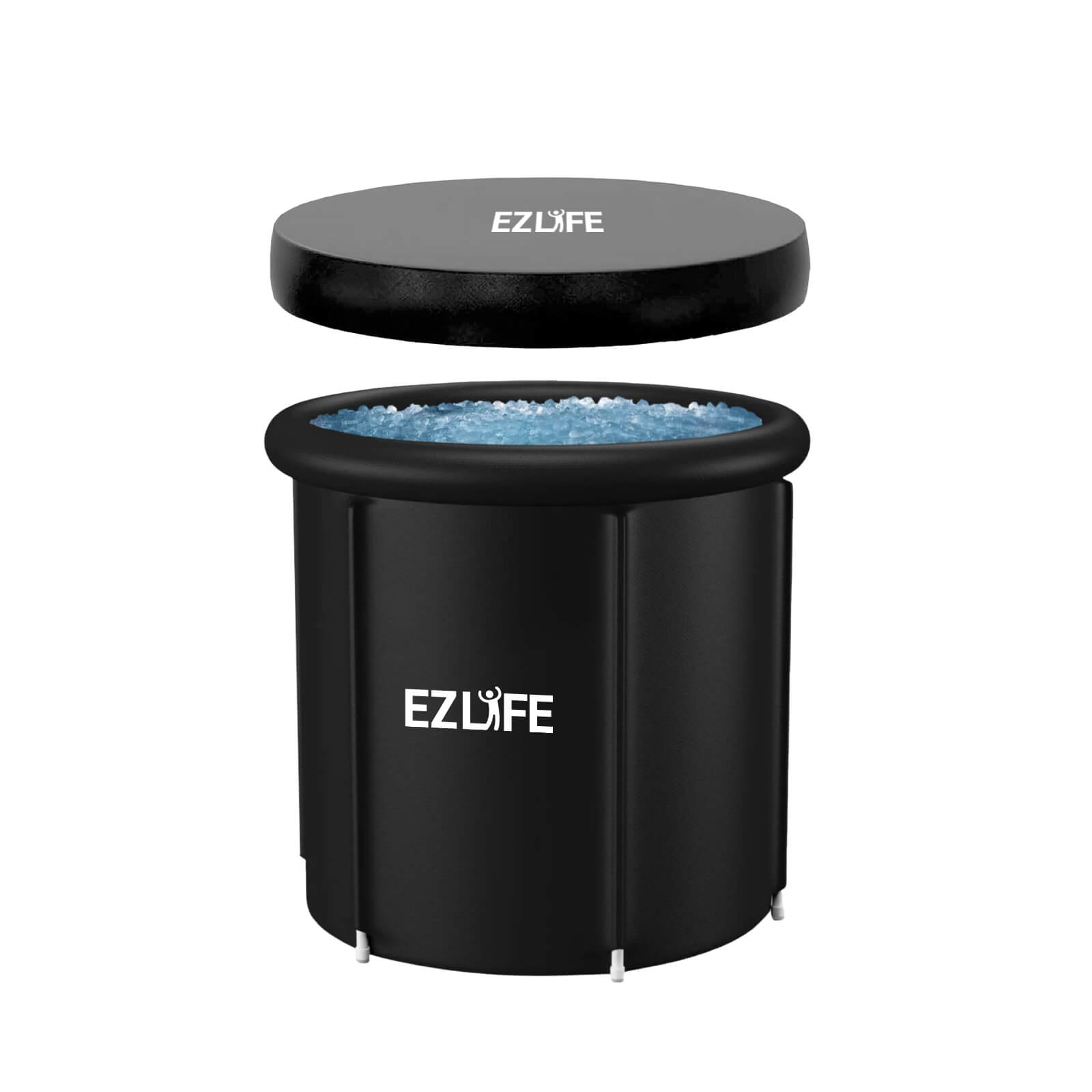 EZLIFE Portable Inflatable Ice Bath - Black | MakeLifeEasy – Make
