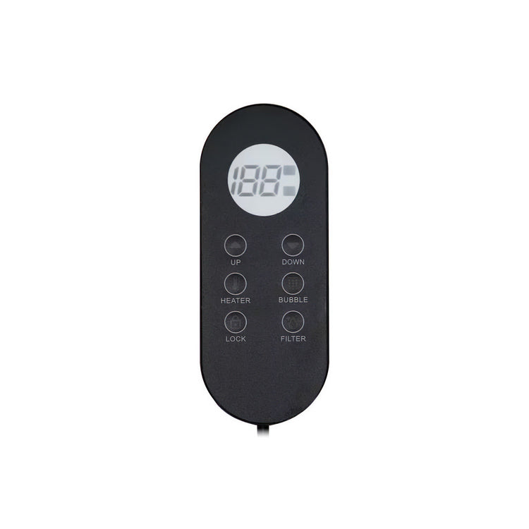 Close up of remote control.