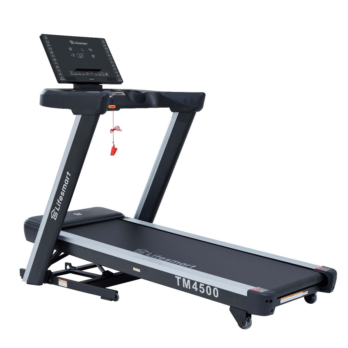 Lifesmart TM4500 Treadmill incline isolated on a white background.