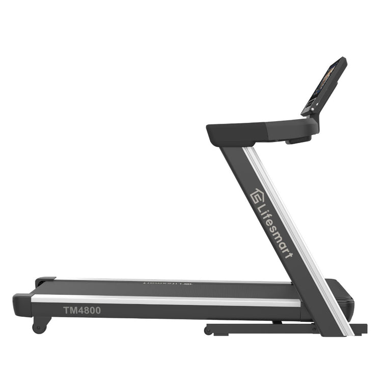 Side view of treadmill.