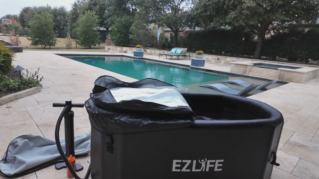 EZLIFE Inflatable Large Ice Bath