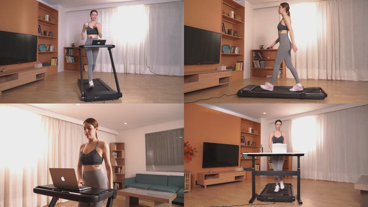 Denise Austin 3-in-1 Treadmill Walking Station - Black