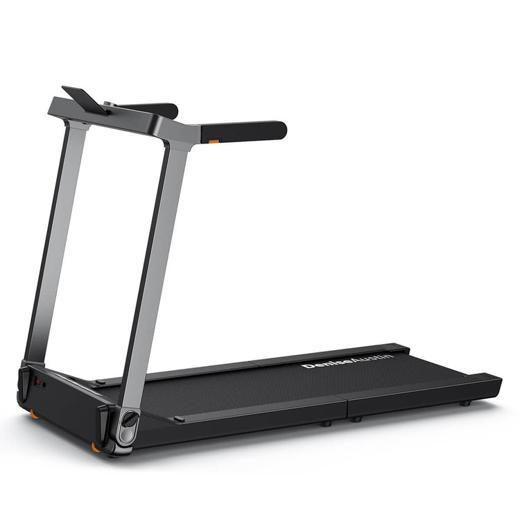 Denise Austin 2.0 Pro Foldable WalkingPad Treadmill, showing the treadmill unfolded on a white background.